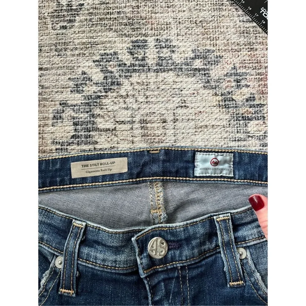 AG The Stilt Roll-Up Cigarette Roll-Up Jeans